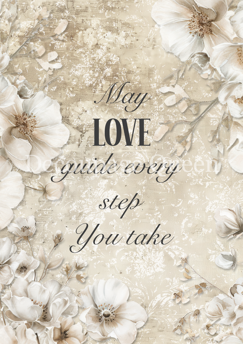Dainty and the Queen Rice Paper - May Love Guide You