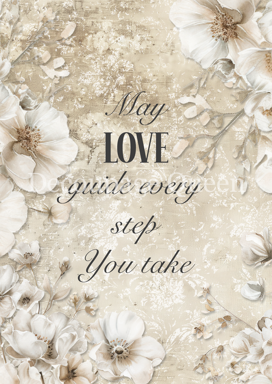 Dainty and the Queen Rice Paper - May Love Guide You