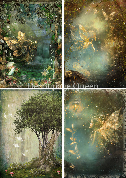 Decoupage Queen Rice Paper - Enchanted Four