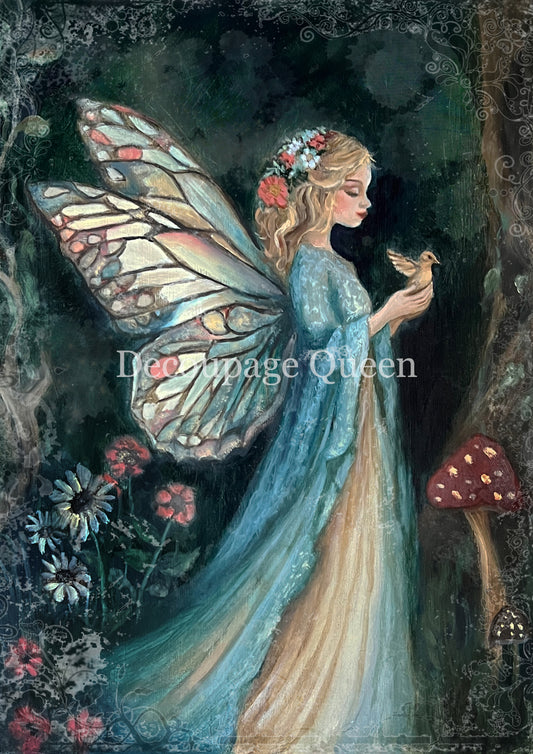 Decoupage Queen Rice Paper - Meadow Fairy