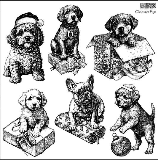 Christmas Pups Stamp