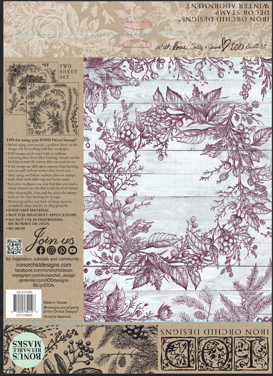 Winter Adornment Stamp