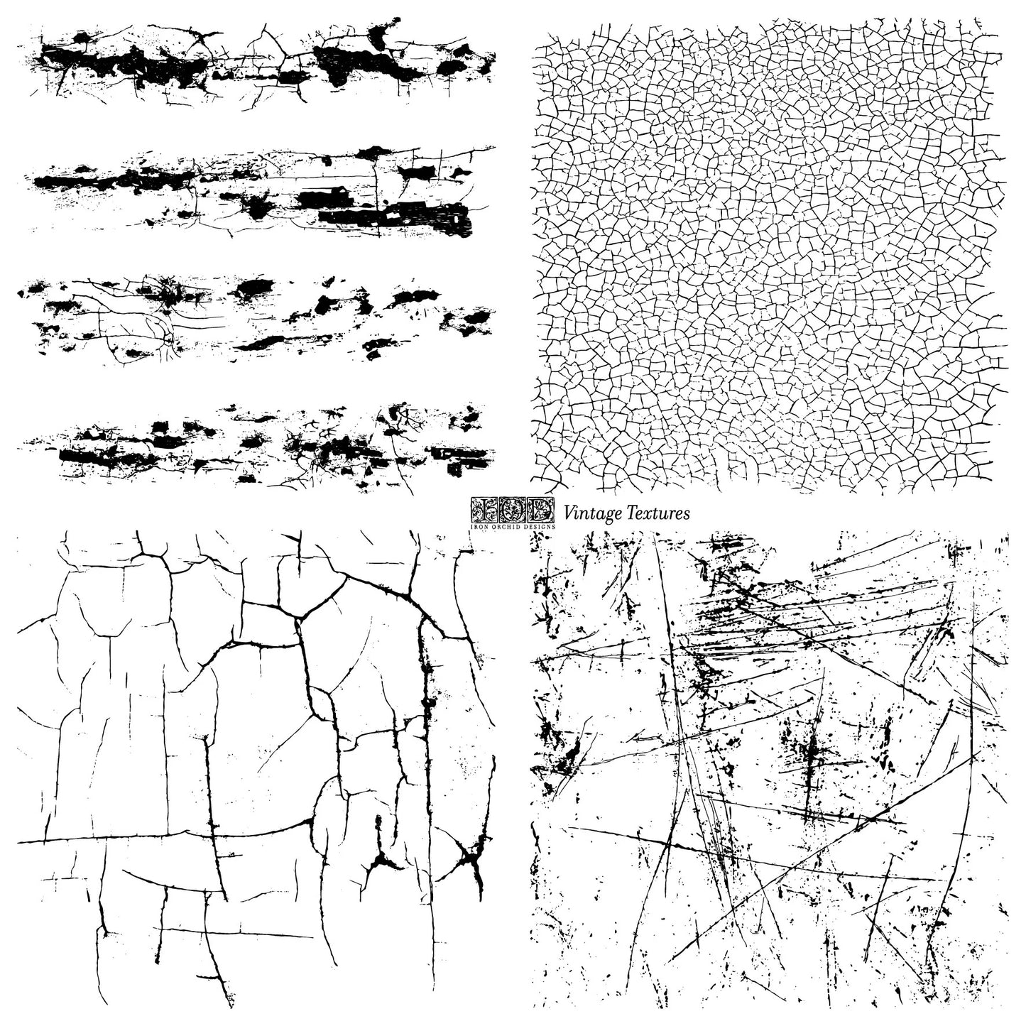 IOD Vintage Textures Stemp