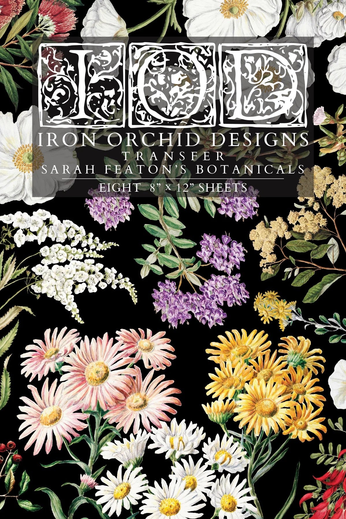 Sarah Featon's Botanicals IOD Transfer