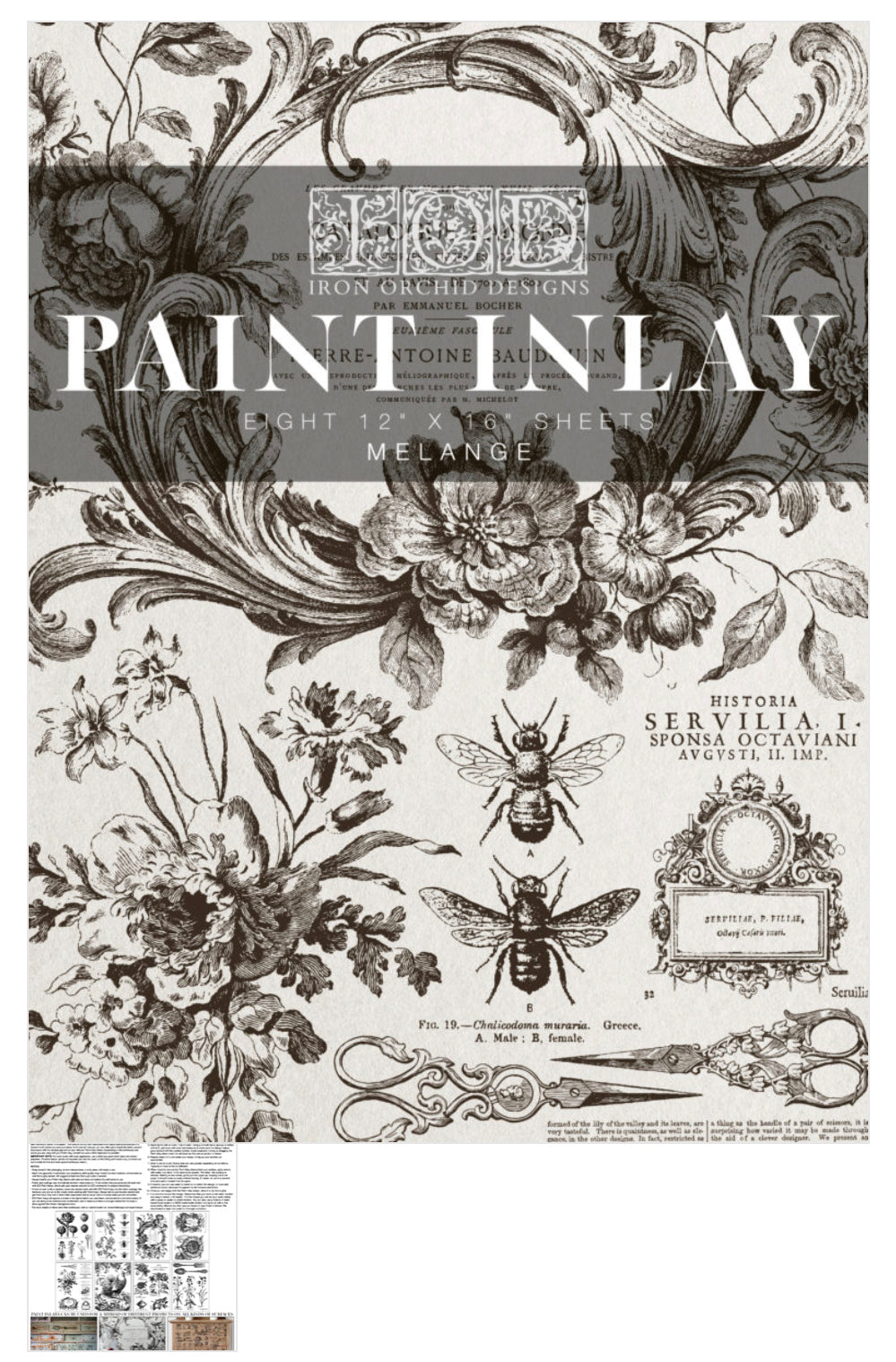 Melange IOD Paint Inlay