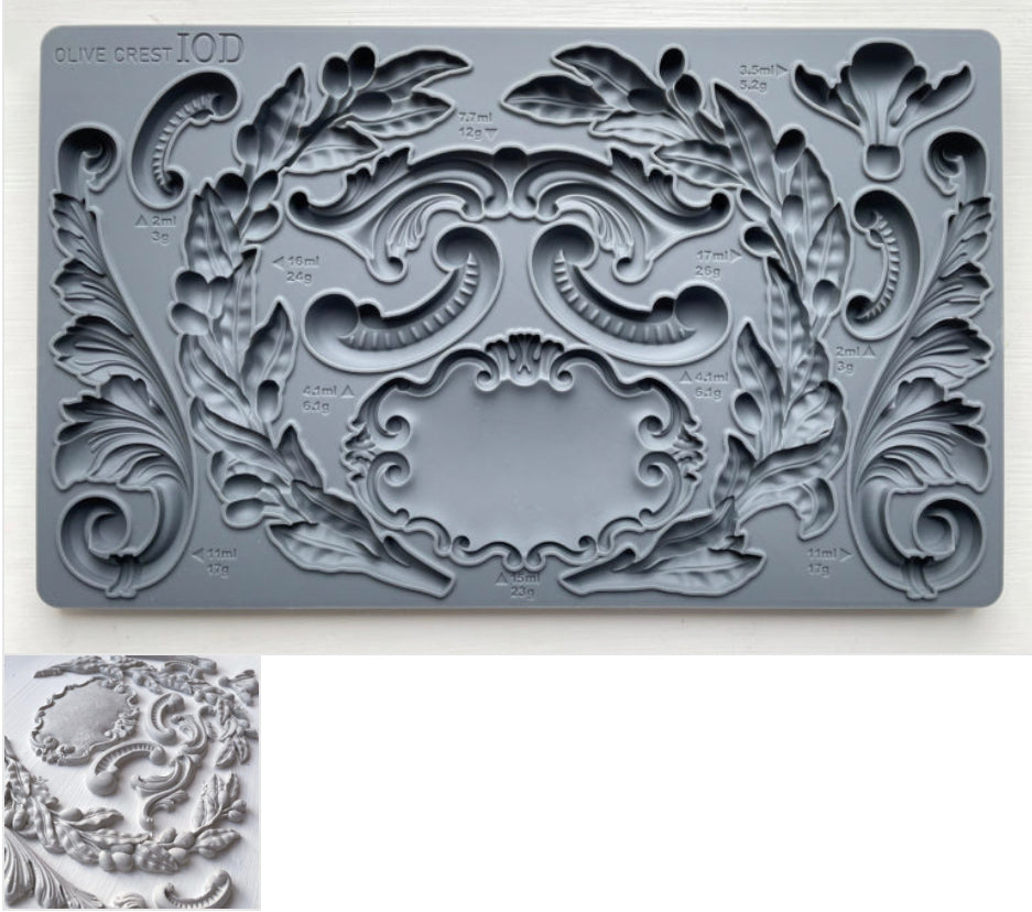 Olive Crest Decor Mould
