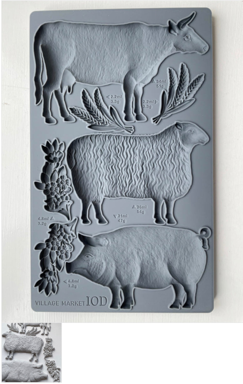 Village Market Decor Mould