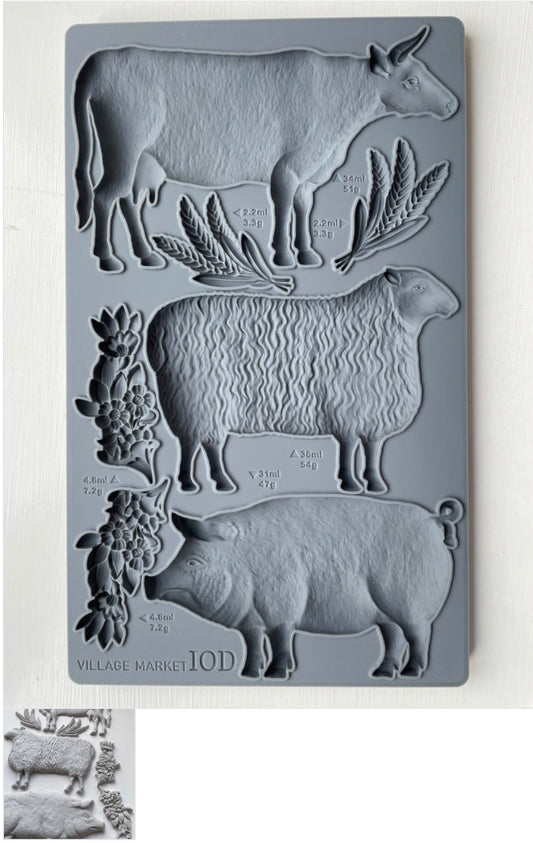 Village Market Decor Mould