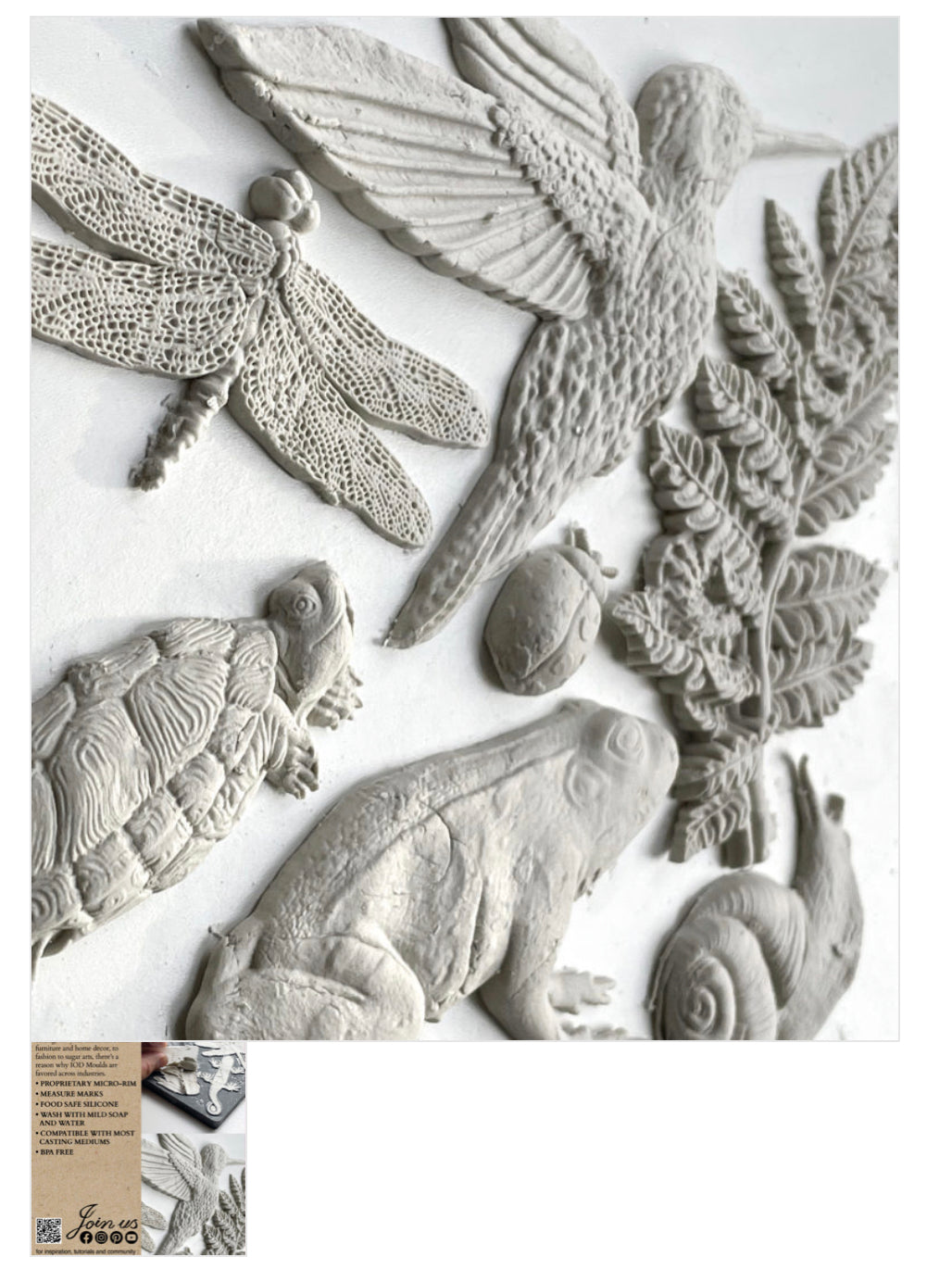 Dewdrop Pond IOD Mould