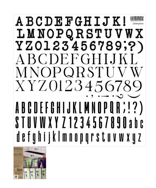 Letterpress Stamp