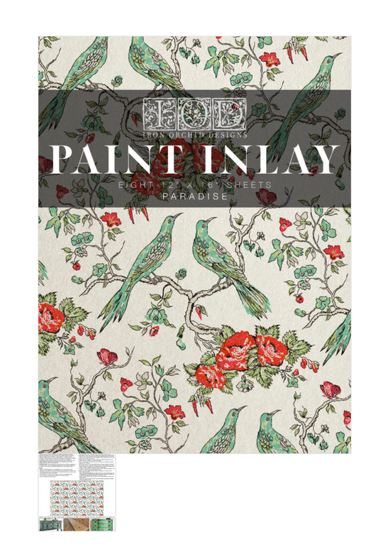 Paradise IOD Paint Inlay