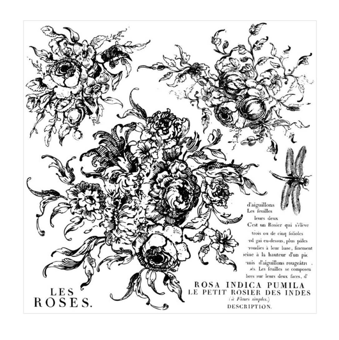 Rose Toile Stamp