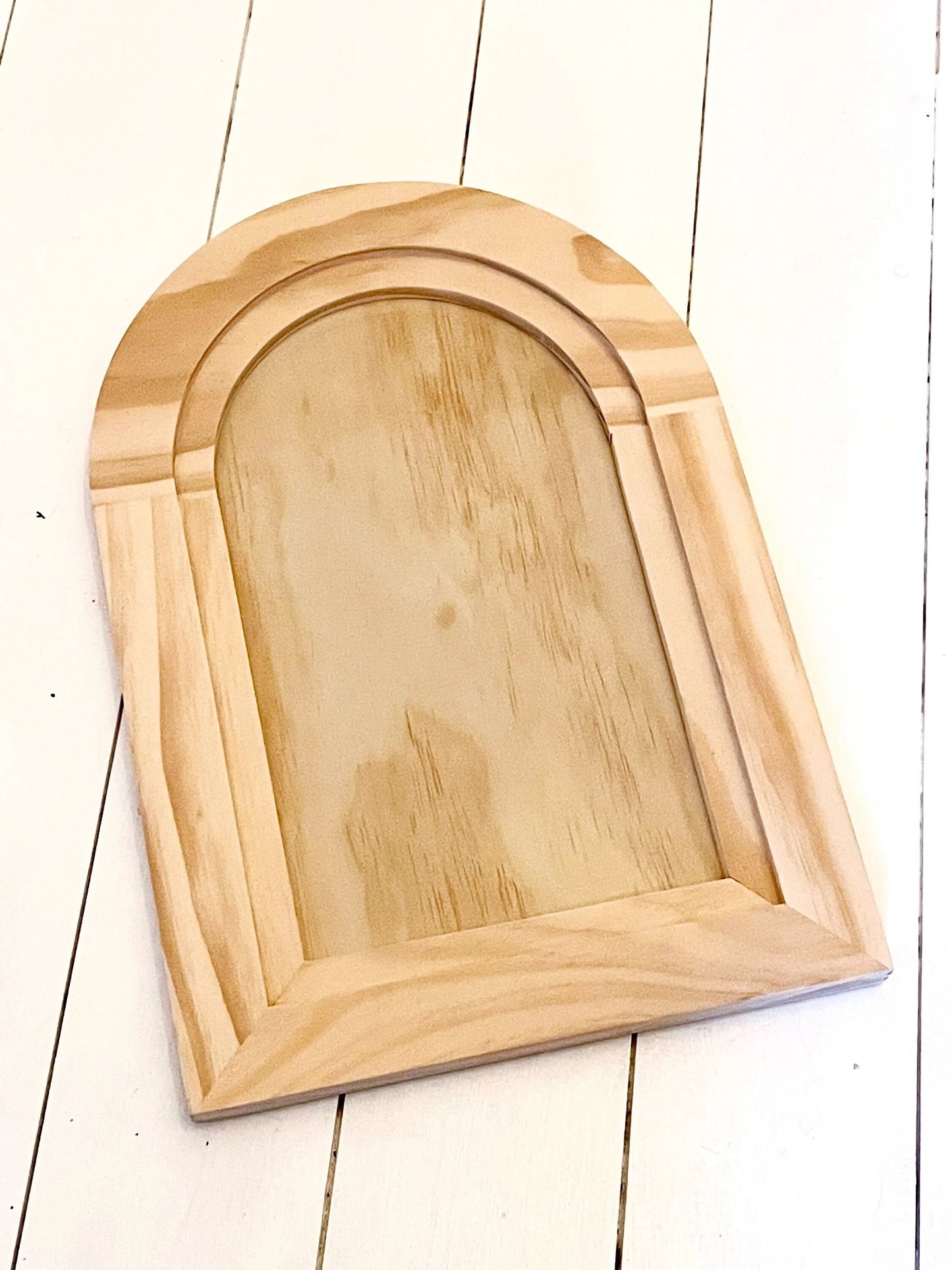 IOD ARCHED WOOD GALLERY BLANK 11X16