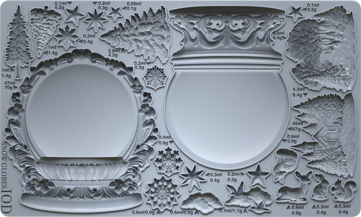 Snow Globes Mould