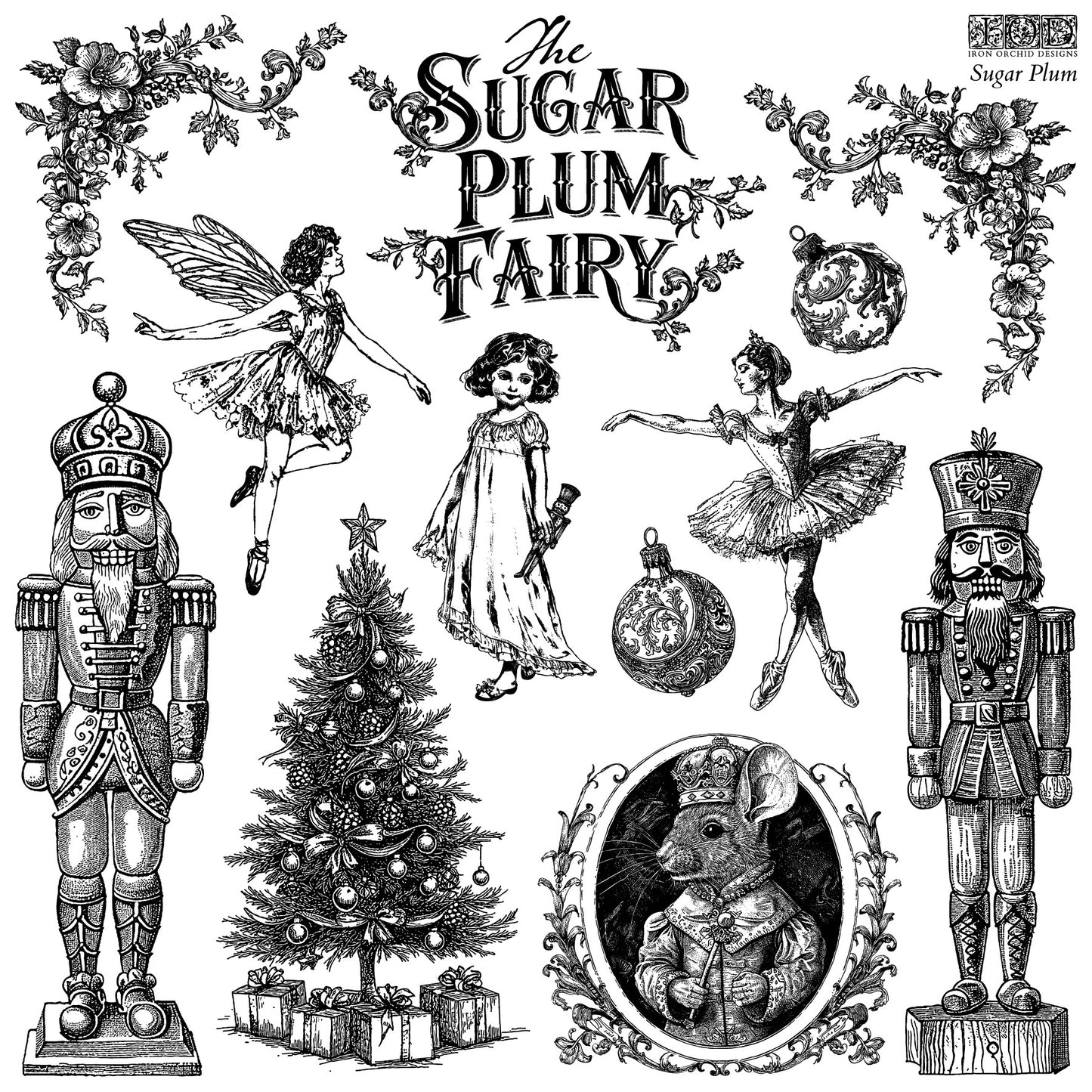 Sugar Plum 12x12 Stamp