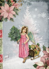 Decoupage Queen Pink Angel