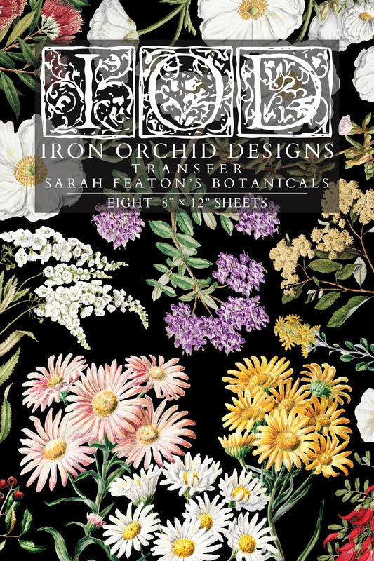 Sarah Featon's Botanicals IOD Transfer