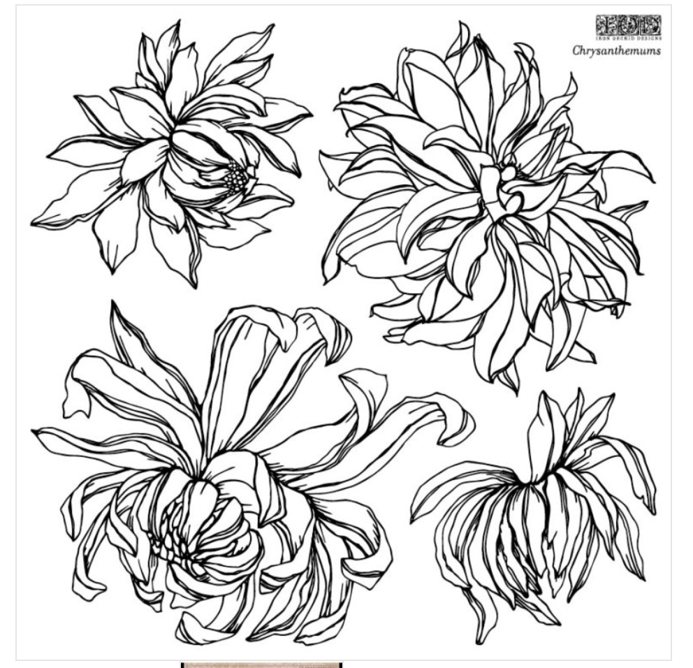 Chrysanthemums Stamp