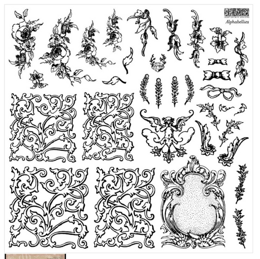 Alpha Bellies Stamp